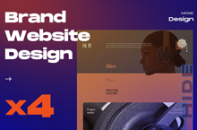 Brand Website DesignX4