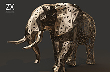 大象雕塑原创设计