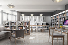 阅览区 阅读室 图书馆 咖啡厅 休闲区 图书 室内 设计 书籍