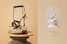三维/C4D 写实鞋子创意场景设计 海报设计 概念设计