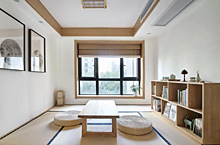 安阳美巢装饰131平米的日式风三居室案例