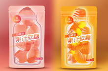 天猫食品果汁软糖包装设计
