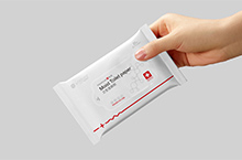 沃臣医疗棉片湿巾纸系列产品包装设计-悟杰品牌视觉设计
