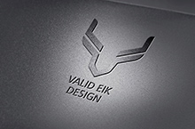 V字母logo设计，麋鹿logo设计