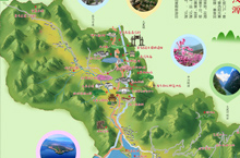 汉源县乡村旅游导游图