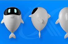 智能汽车小飞鱼 IP形象设计——小海豚
