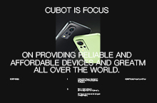 CUBOT 官网视觉升级 #网页设计