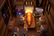 C4D-兔子实验室&胡萝卜