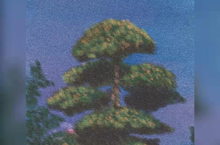 ［随笔插画］Blurry trees