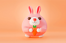 3D作品 | 把家里玩具小兔子的模型化