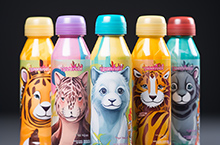 儿童专属果汁饮料包装设计/logo设计/天然果汁饮料品牌/包装设计饮包装设计