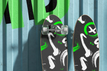 滑板渲染