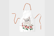 猫咪围裙印花设计
