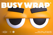 BUSY WRAP 膜很芒 工业品牌 vi设计 IP设计