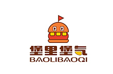 品牌设计 堡里堡气汉堡店 餐饮logo