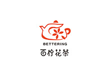 百柠花茶茶类logo设计方案三