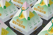 憨宝有味丨猫山王榴莲冰粽包装设计
