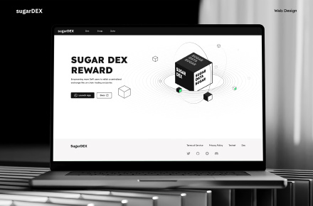 Sugar DEX PC端网站设计