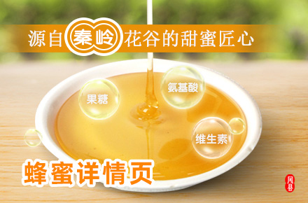 土特產(chǎn)秦嶺蜂蜜詳情頁(yè)