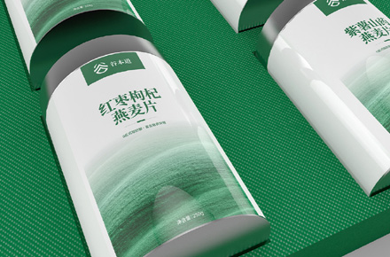 谷本道燕麦套装礼盒包装设计