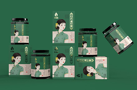 2组温经膏包装设计-悟杰品牌视觉设计