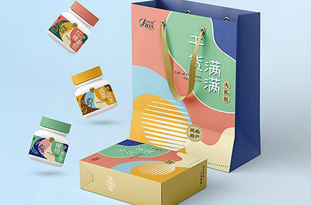 "干货满满·大礼包" 零食包装设计