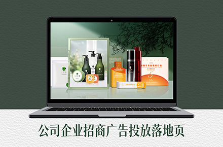 公司企业招商广告投放落地页