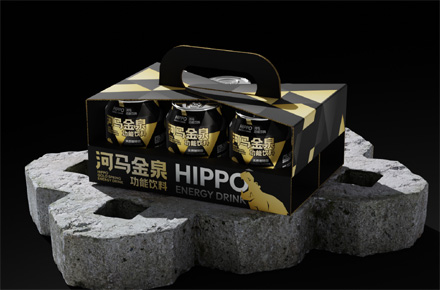 河马金泉功能饮料包装设计
