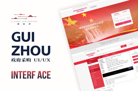 贵州政府采购网站UI设计优化