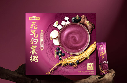 礼盒摄影 | 五谷磨坊-元气归葚粥