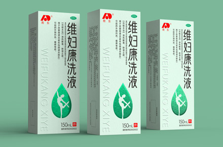 维妇康洗液包装设计 私处护理包装设计 医药包装设计