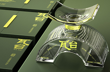 白酒包裝設計-瓶型造型+視覺