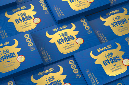 肽产品包装设计 保健品包装设计 牦牛骨髓肽包装设计