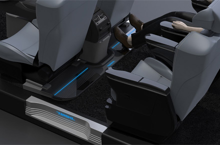 原创作品#丰田塞纳商务车脚踏/迎宾踏套装设计