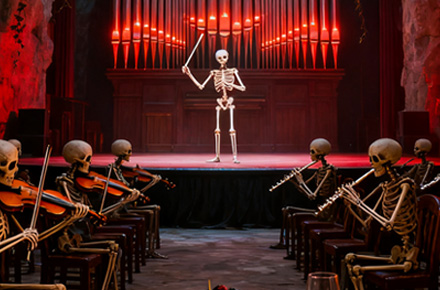 骷髅世界-创意PS插画