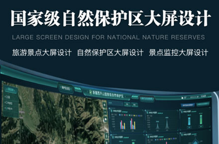 国家级自然保护区大屏设计