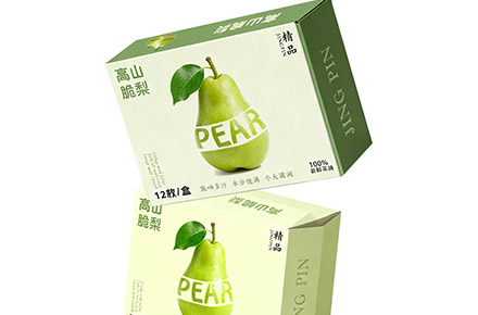“高山脆梨”礼盒包装设计