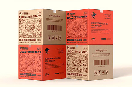 独角鲨｜云南咖啡包装设计