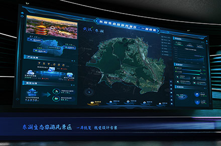 东湖生态旅游风景区一屏统览